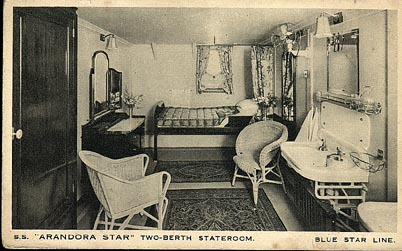 Arandora Star stateroom