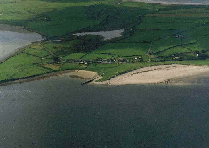 The village on Coney from the air