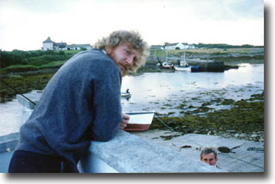 Dermot Healy at Raughly Pier