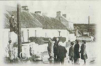 Electricity arrives in Rosses Point 1939